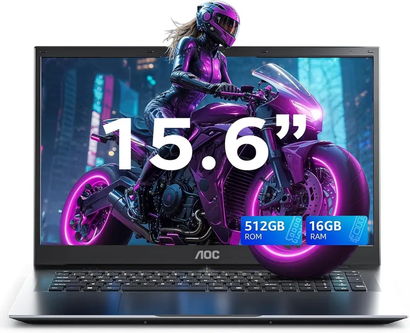 KAIGERR 15.6 inch Laptop, 16GB RAM 512GB SSD