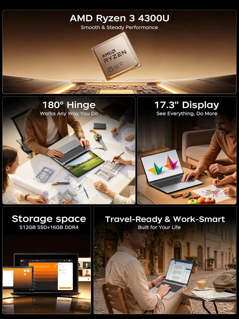 KAIGERR 17.3 Inch Laptop