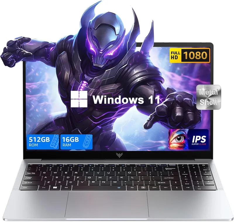 KAIGERR 2026 New Laptop Computer with Intel Twin Lake N150 Processor