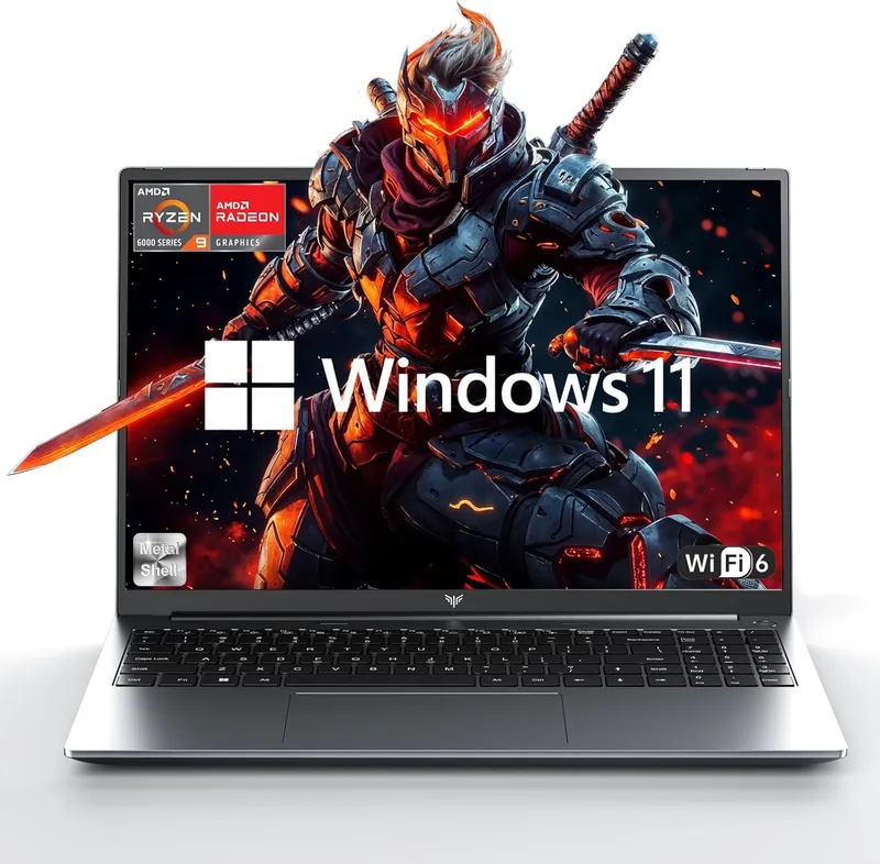 KAIGERR Gaming Laptop, 2026 Laptop with AMD Ryzen 7 6800H