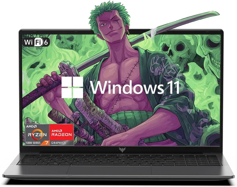 KAIGERR Light Gaming Laptop 2026, ΑΜD Ryzen 7 5700U